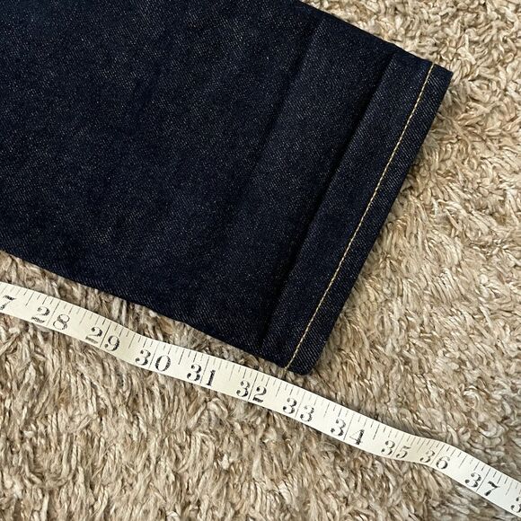 Hiroshi Kato Selvedge The Pen Slim Stretch Raw Dark Wash Jeans 34 - Picture 9 of 9